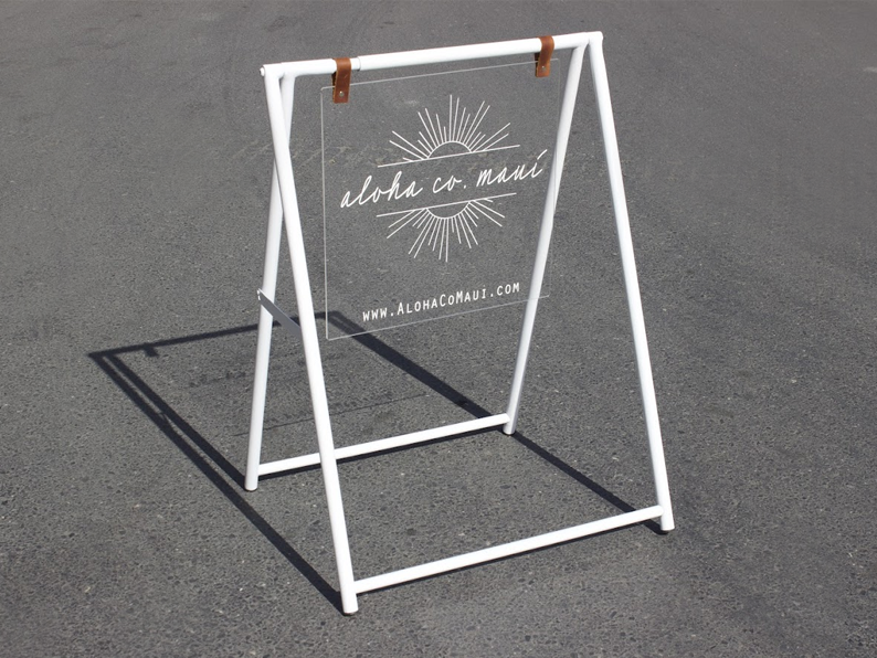 {{ a frame sidewalk sign }} - {{ adroniki }}