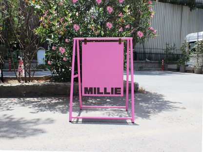 A-frame sign
Sandwich board
Double-sided signage
Sidewalk sign
Outdoor display
Promotional sign
Portable signage
Restaurant A-frame
Retail sidewalk sign
Custom A-frame
Event signage
Business sandwich board
Directional A-frame
Informational sign
Weather-resistant signage