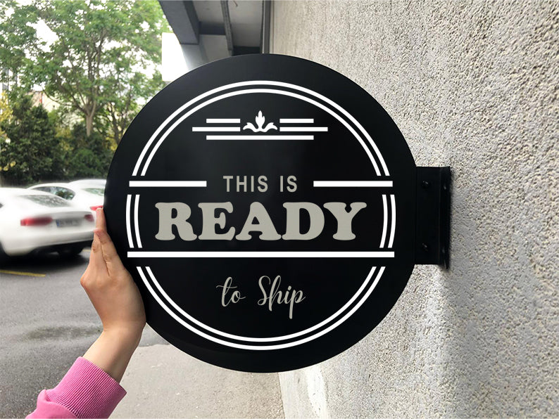 Get a personalized round blade sign with double-sided printing, customizable in size, color, and logo options. Ideal for small businesses, cafes, and restaurants, this sign provides high-quality branding and promotion. Constructed from durable metal, it’s perfect for indoor or outdoor use.
