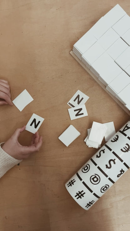 Tile Letter Menu Board