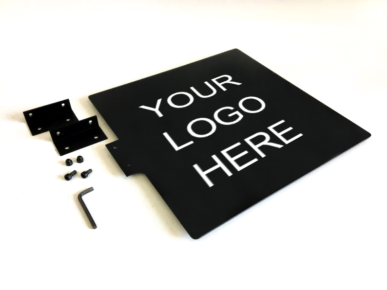 Customizable double-sided square blade sign, ideal for outdoor wall mounting at the entrance of your business. Personalize it with your logo, color, and size preferences to create a unique branding tool. Known as a ‘storefront square blade sign’ and ‘custom wall-mounted sign.’

