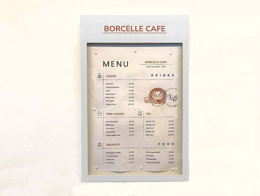 Wall Hanging Menu Box